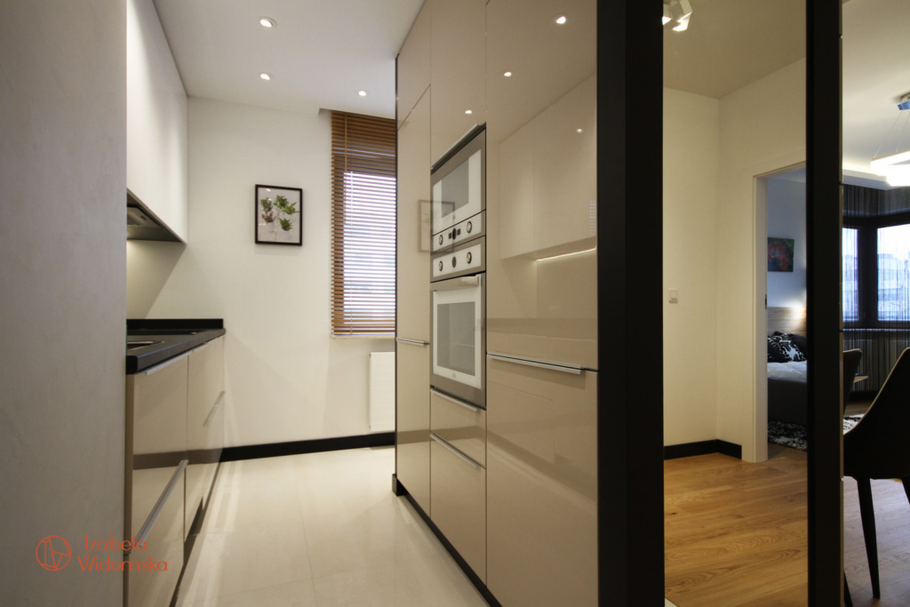 Apartament w kolorze cappucino | Ciepło Komfort Przestrzeń | Projekt wnętrza architekt Izabela Widomska