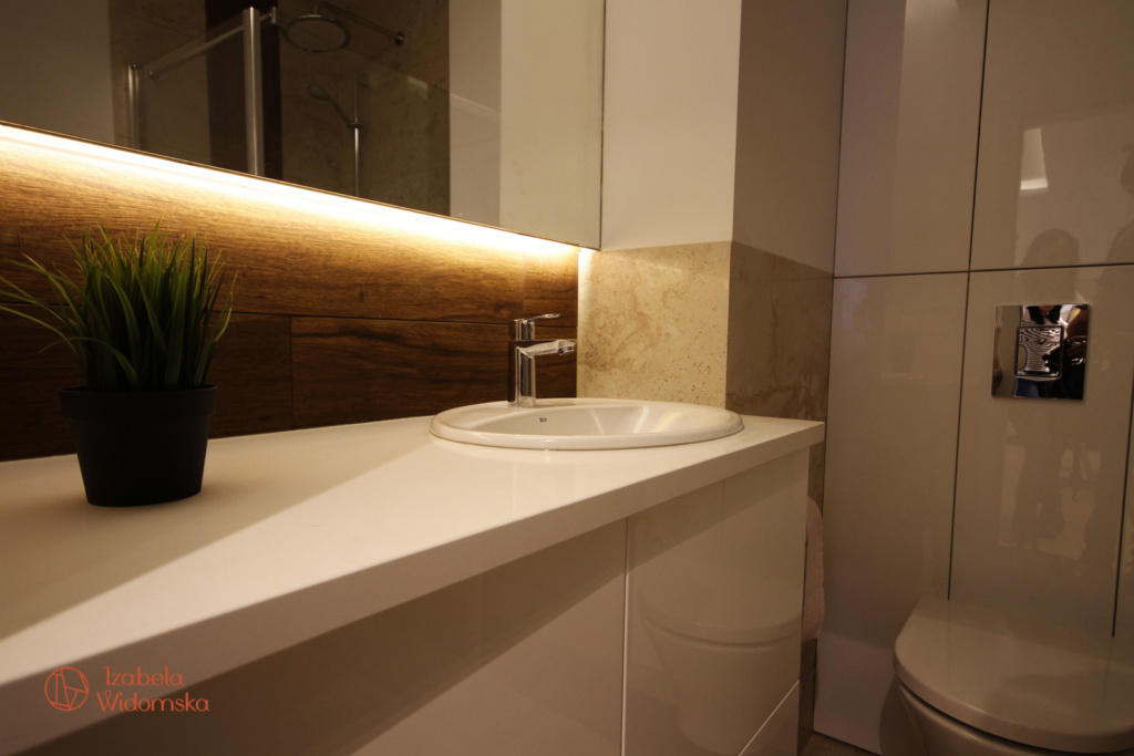 Apartament w kolorze cappucino | Ciepło Komfort Przestrzeń | Projekt wnętrza architekt Izabela Widomska