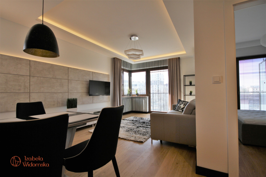 Apartament w kolorze cappucino | Ciepło Komfort Przestrzeń | Projekt wnętrza architekt Izabela Widomska