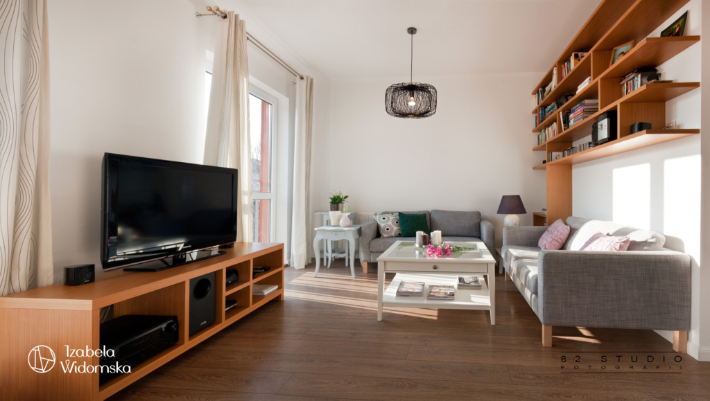 Pięknie na dwóch poziomach | Dobre życie, równowaga | Projekt wnętrza architekt Izabela Widomska