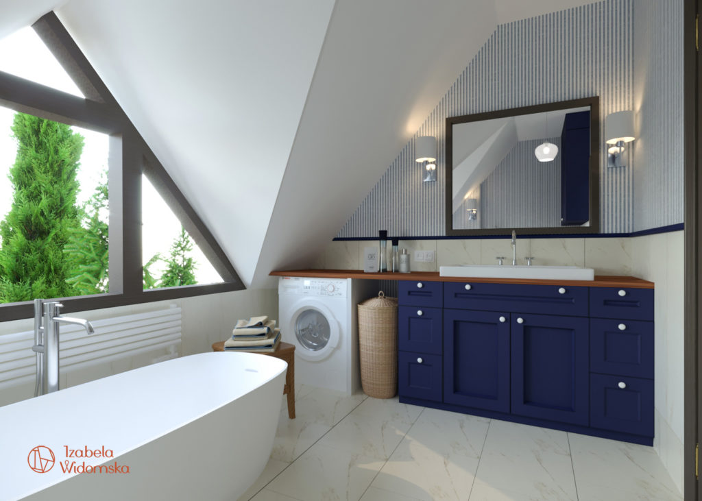 Dom z zieloną wyspą | Harmonia, Subtelne wnętrze | Projekt wnętrza architekt Izabela Widomska