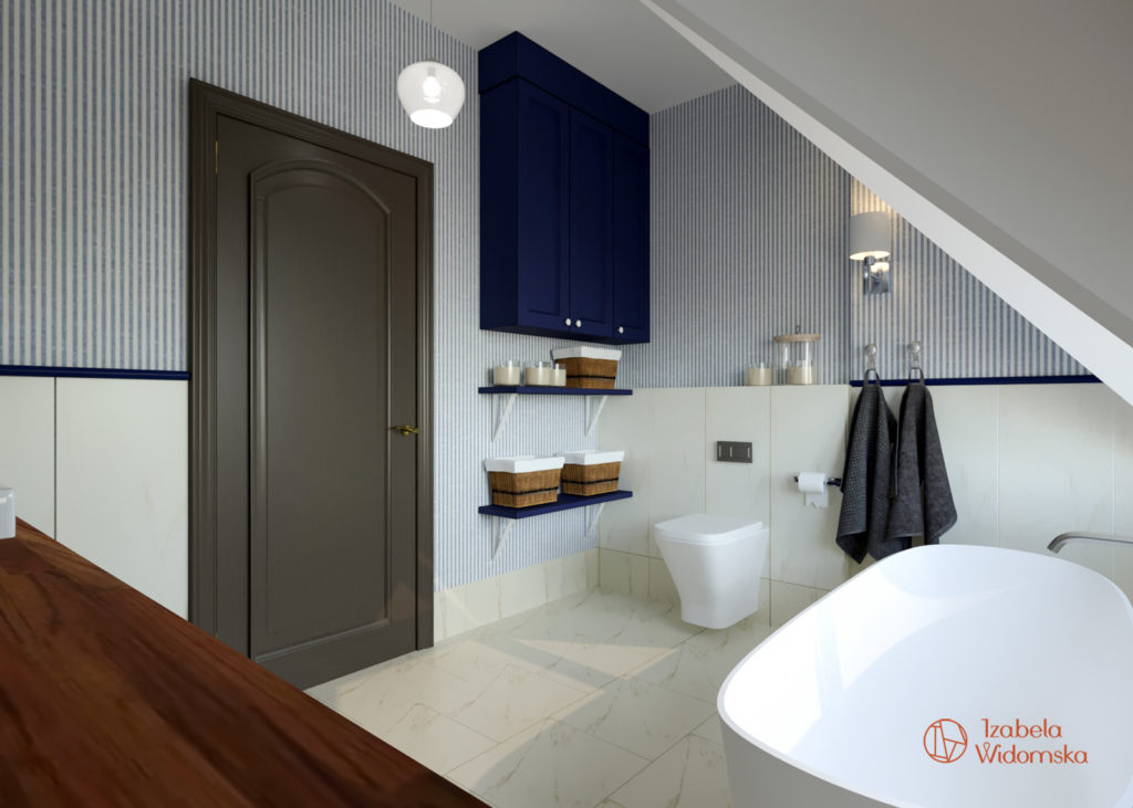 Dom z zieloną wyspą | Harmonia, Subtelne wnętrze | Projekt wnętrza architekt Izabela Widomska