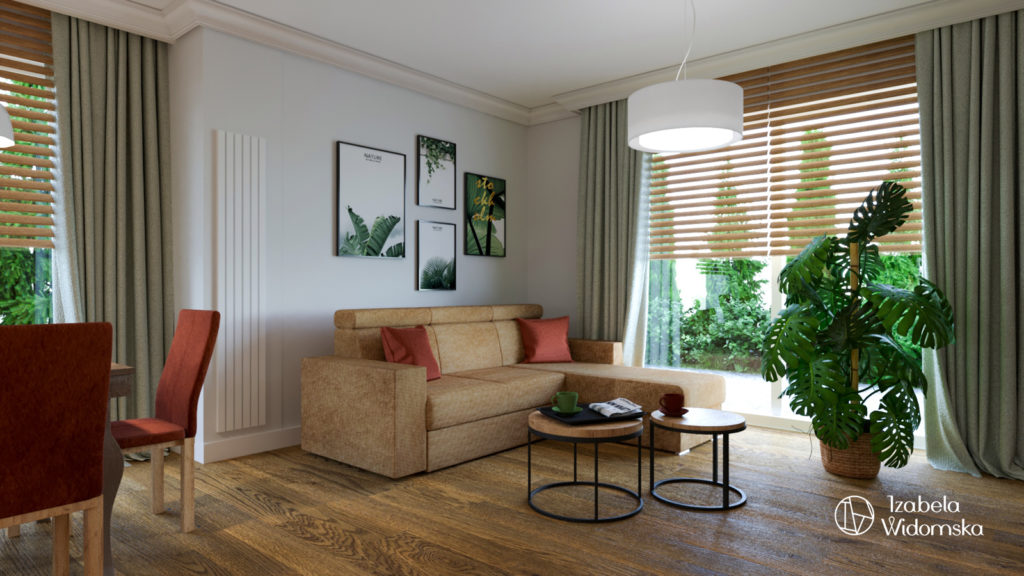 Dom za miastem z elementami stylu klasycznego | Harmonia Ciepło Komfort | Projekt wnętrza architekt Izabela Widomska