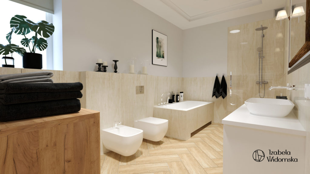 Dom za miastem z elementami stylu klasycznego | Harmonia Ciepło Komfort | Projekt wnętrza architekt Izabela Widomska