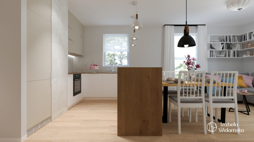 Lekki styl dla rodziny | Ciepło Bezpieczeństwo Dobre życie | Projekt wnętrza architekt Izabela Widomska