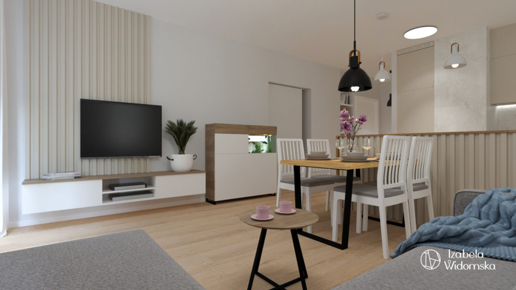 Lekki styl dla rodziny | Ciepło Bezpieczeństwo Dobre życie | Projekt wnętrza architekt Izabela Widomska