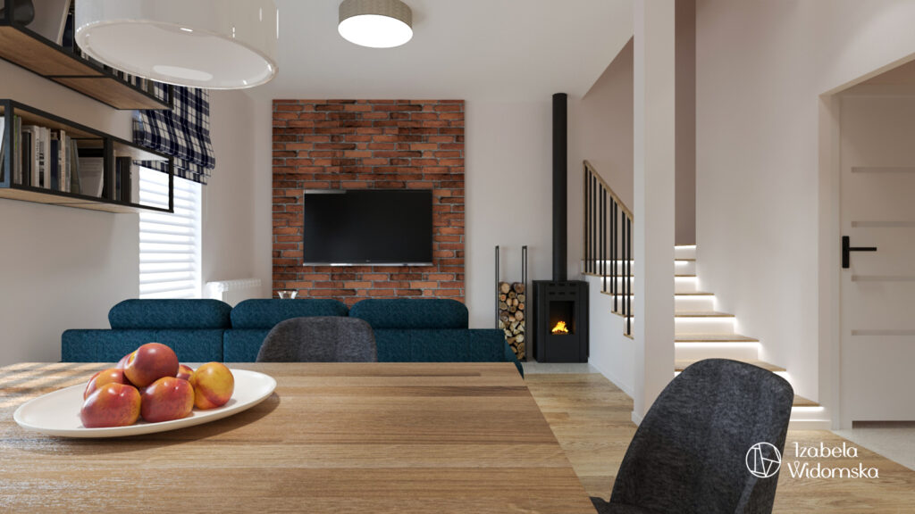 Wygodny segment w stylu skandynawskim | Styl skandynawski Wygoda Funkcjonalność | Projekt wnętrza architekt Izabela Widomska