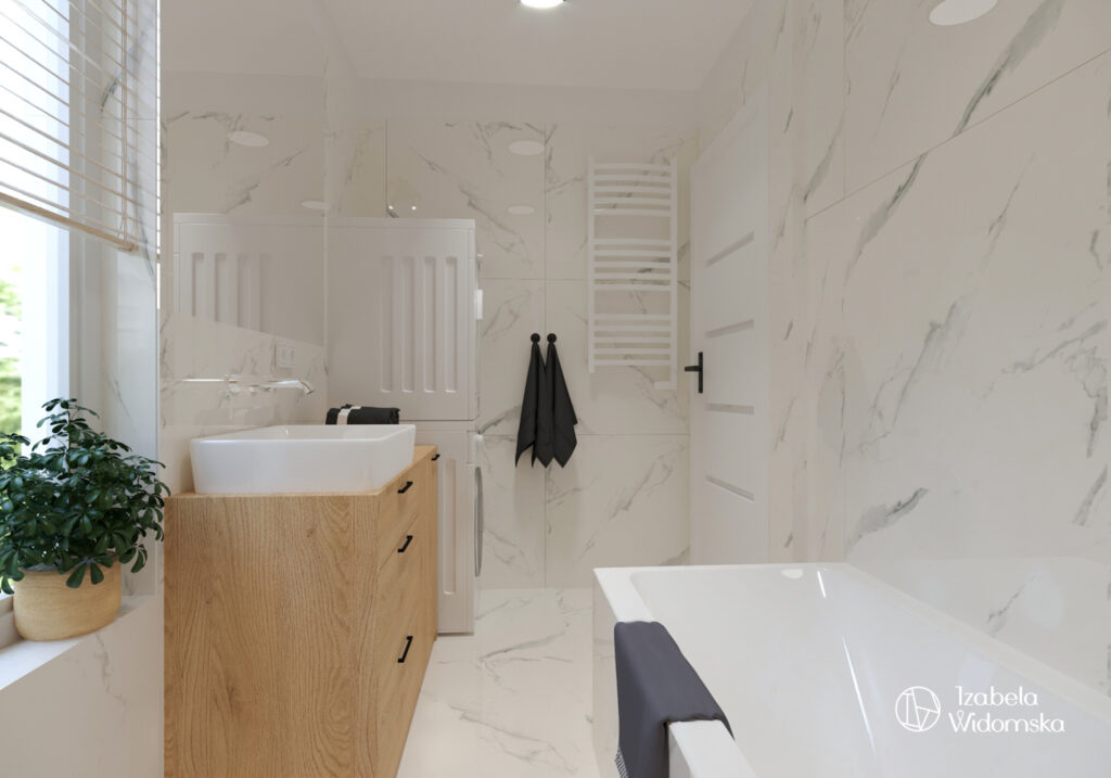 Wygodny segment w stylu skandynawskim | Styl skandynawski Wygoda Funkcjonalność | Projekt wnętrza architekt Izabela Widomska