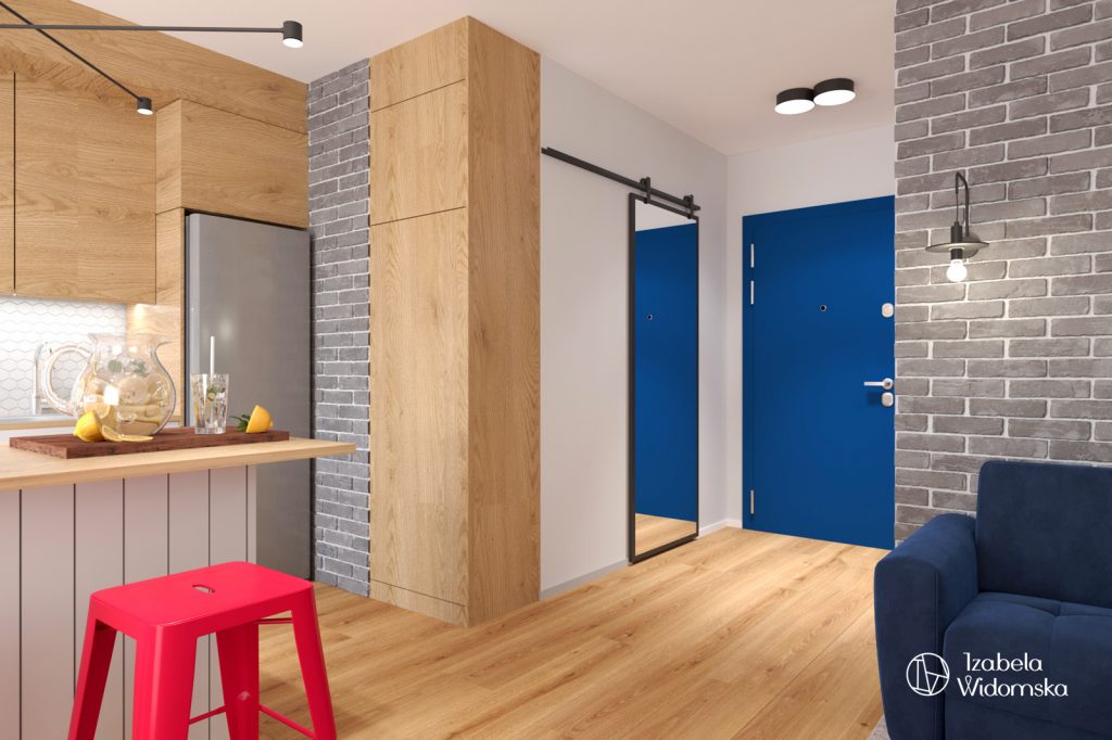 Nowoczesne mieszkanie z czerwonymi akcentami | Dobre życie Piękno | Projekt wnętrza architekt Izabela Widomska