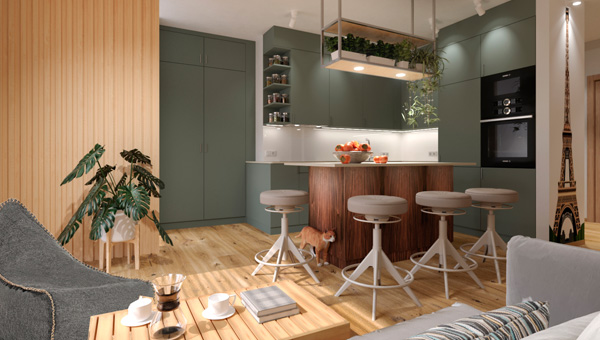 Rodzinne mieszkanie hygge