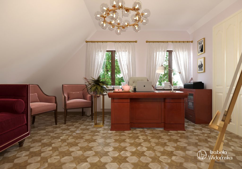 Dom z zieloną wyspą | Harmonia, Subtelne wnętrze | Projekt wnętrza architekt Izabela Widomska