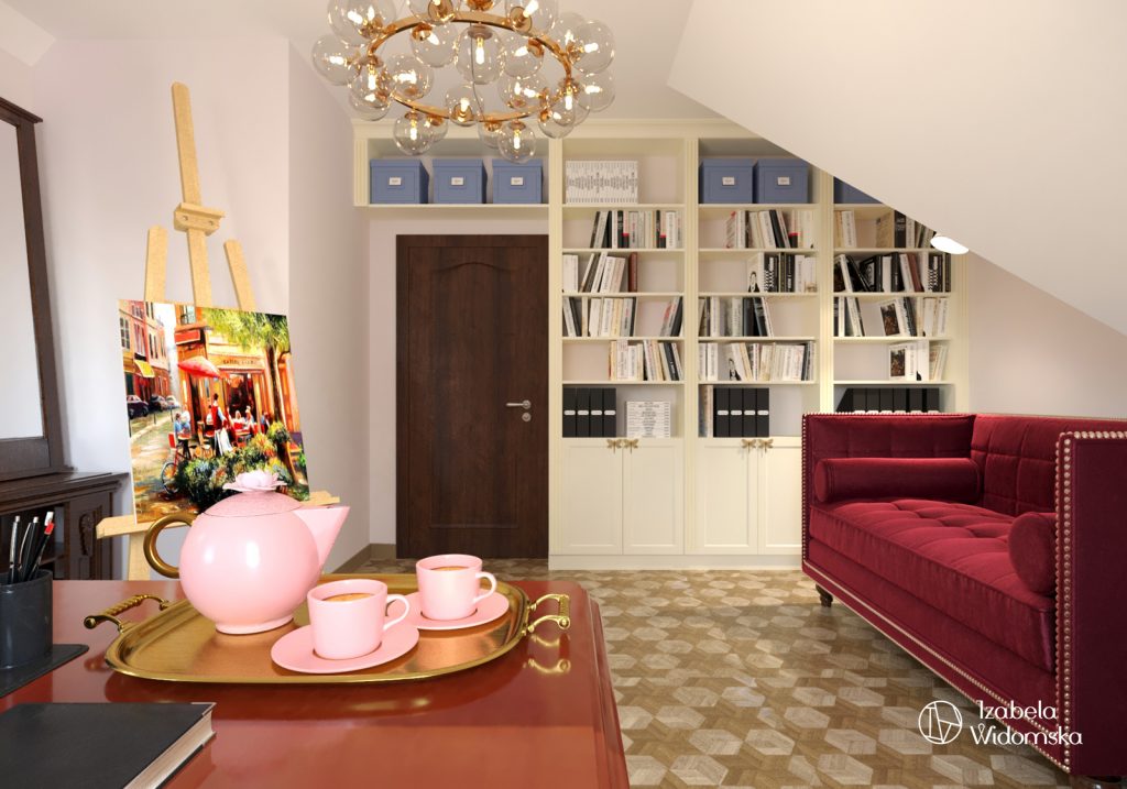 Dom z zieloną wyspą | Harmonia, Subtelne wnętrze | Projekt wnętrza architekt Izabela Widomska