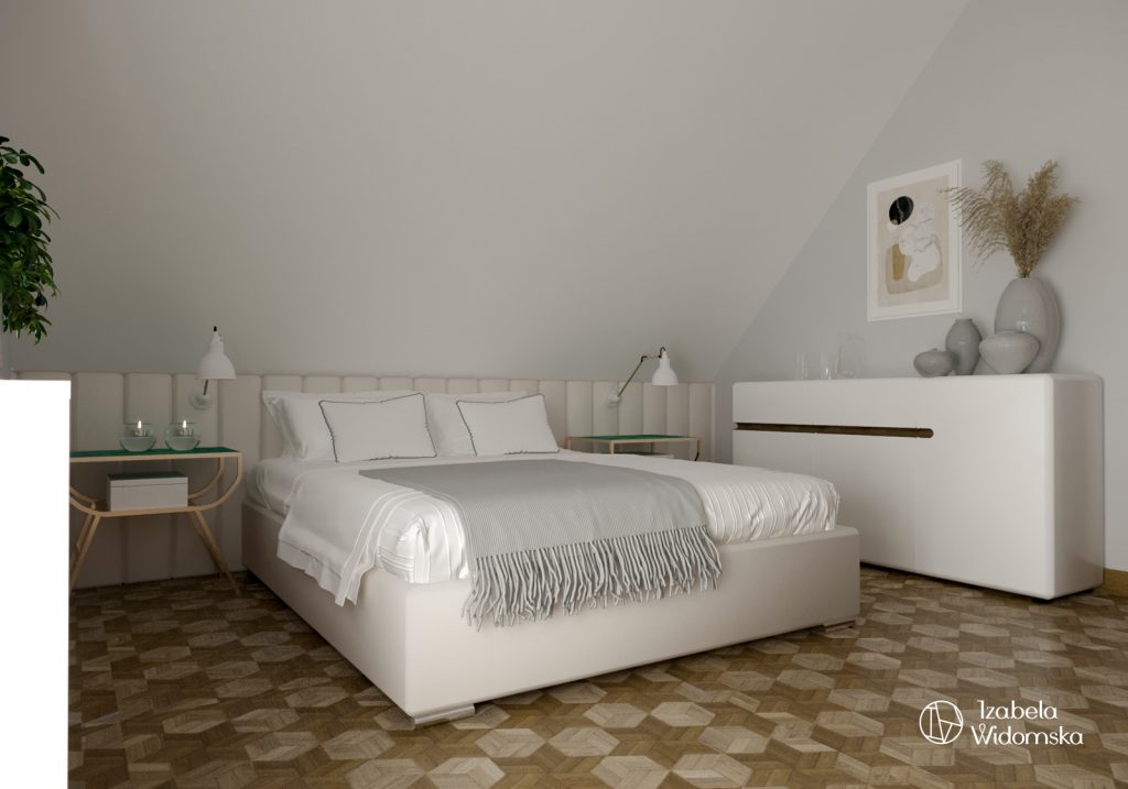 Dom z zieloną wyspą | Harmonia, Subtelne wnętrze | Projekt wnętrza architekt Izabela Widomska