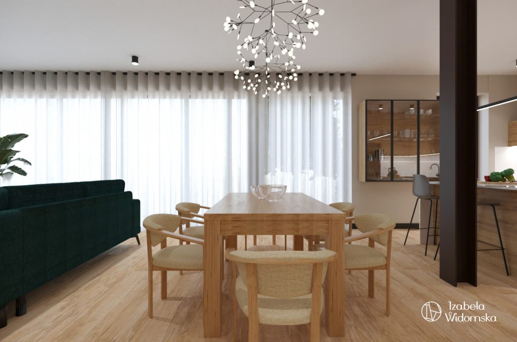 Komfortowy i piękny dom w minimalistycznym stylu | Piękno Harmonia Komfort | Projekt wnętrza architekt Izabela Widomska