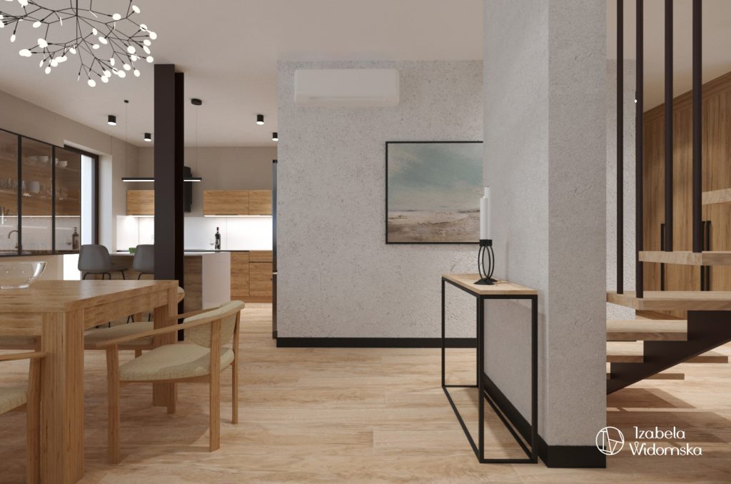 Komfortowy i piękny dom w minimalistycznym stylu | Piękno Harmonia Komfort | Projekt wnętrza architekt Izabela Widomska