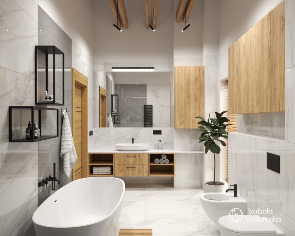 Komfortowy i piękny dom w minimalistycznym stylu | Piękno Harmonia Komfort | Projekt wnętrza architekt Izabela Widomska