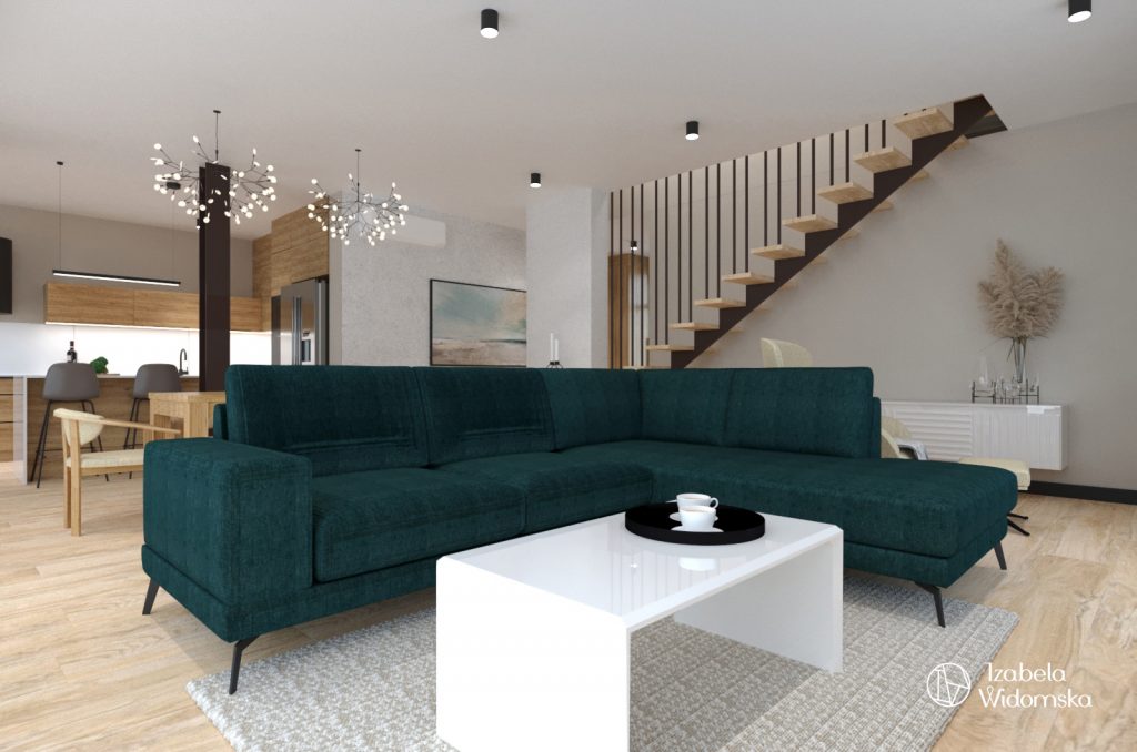 Komfortowy i piękny dom w minimalistycznym stylu | Piękno Harmonia Komfort | Projekt wnętrza architekt Izabela Widomska