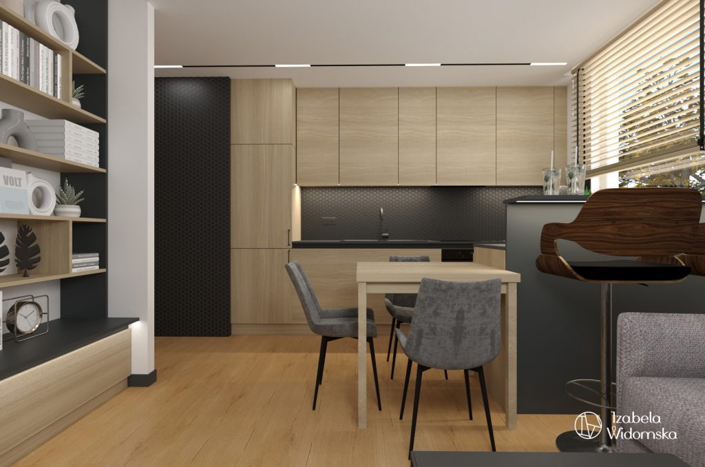 Męskie minimum | Komfort Harmonia Dopasowanie | Projekt wnętrza architekt Izabela Widomska