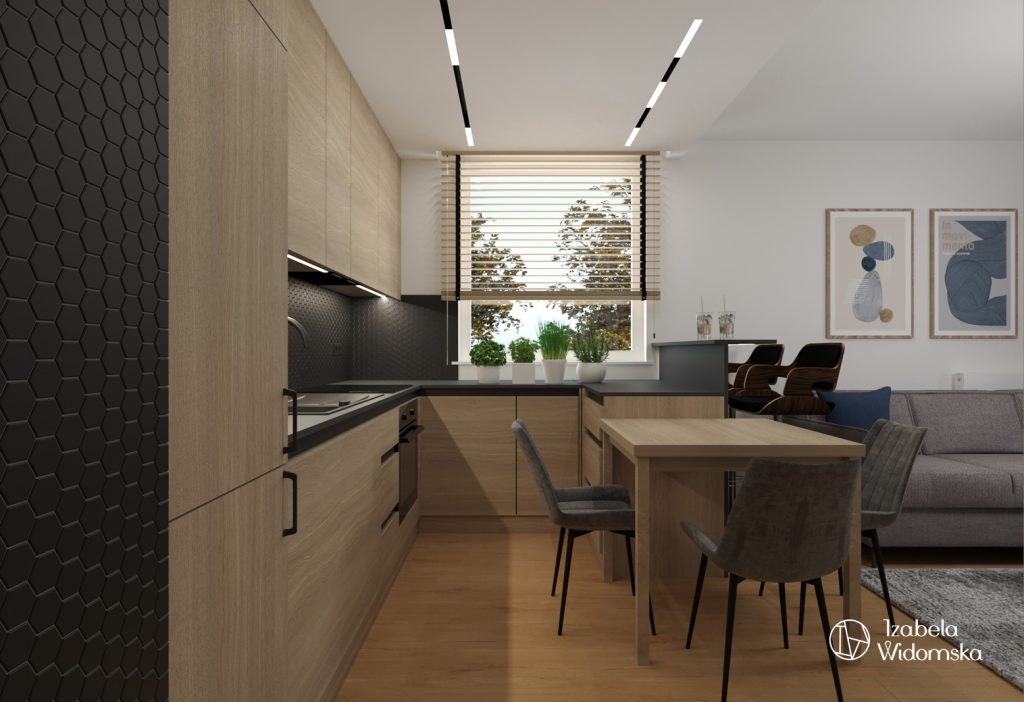 Męskie minimum | Komfort Harmonia Dopasowanie | Projekt wnętrza architekt Izabela Widomska