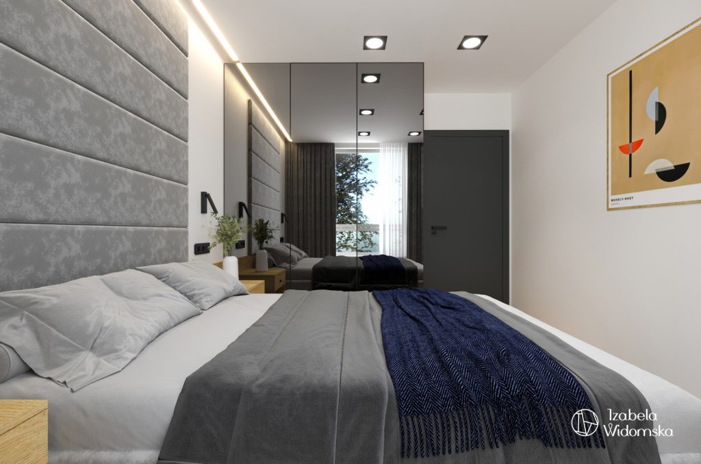 Męskie minimum | Komfort Harmonia Dopasowanie | Projekt wnętrza architekt Izabela Widomska