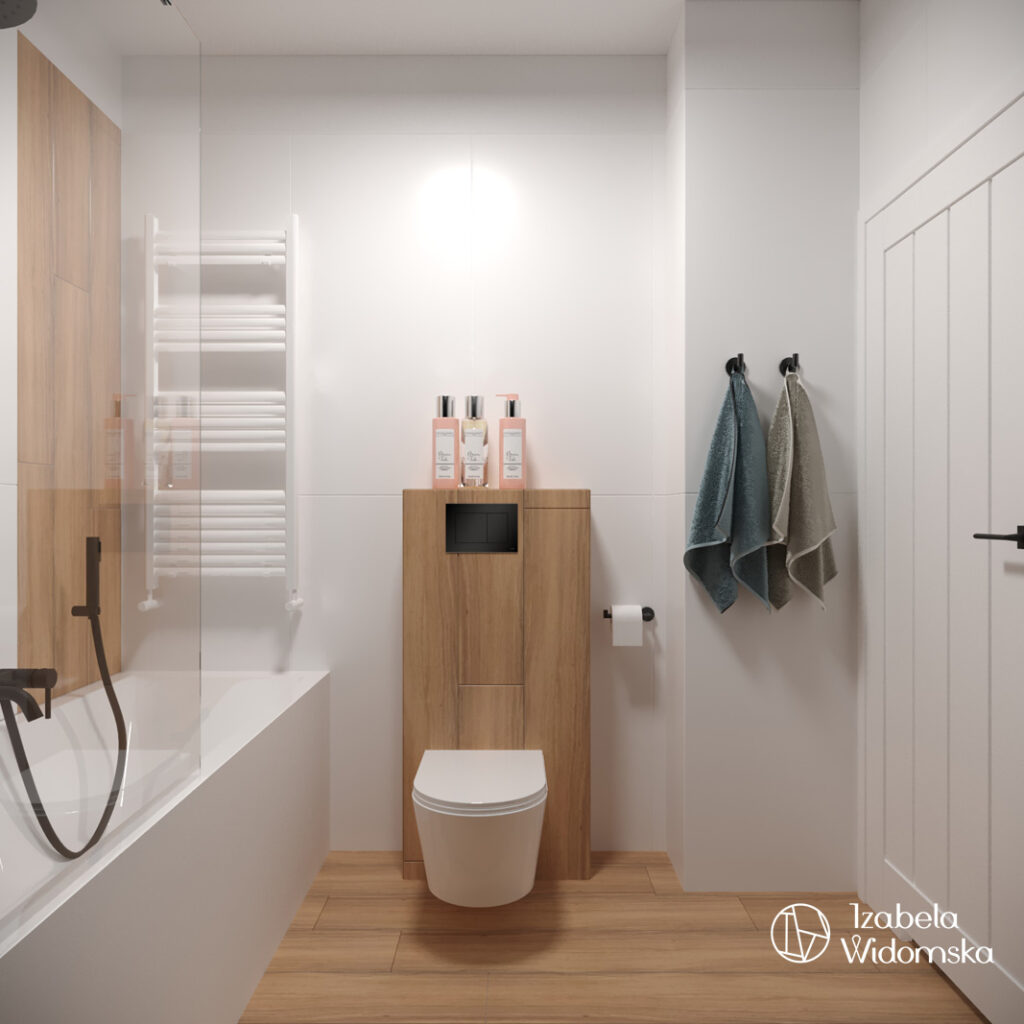 Mieszkanie dla dwojga z pieskiem | Harmonia Dobre życie Dopasowanie | Projekt wnętrza architekt Izabela Widomska