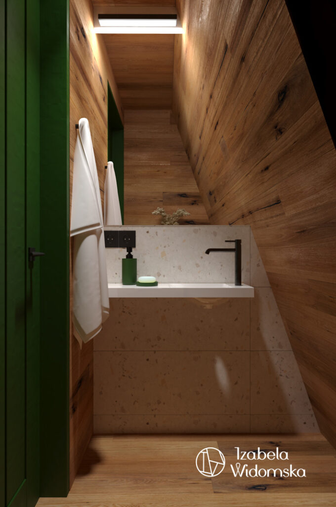 Domek letniskowy | Komfort Piękno Dopasowanie | Projekt wnętrza architekt Izabela Widomska