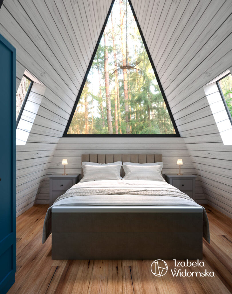 Domek letniskowy | Komfort Piękno Dopasowanie | Projekt wnętrza architekt Izabela Widomska