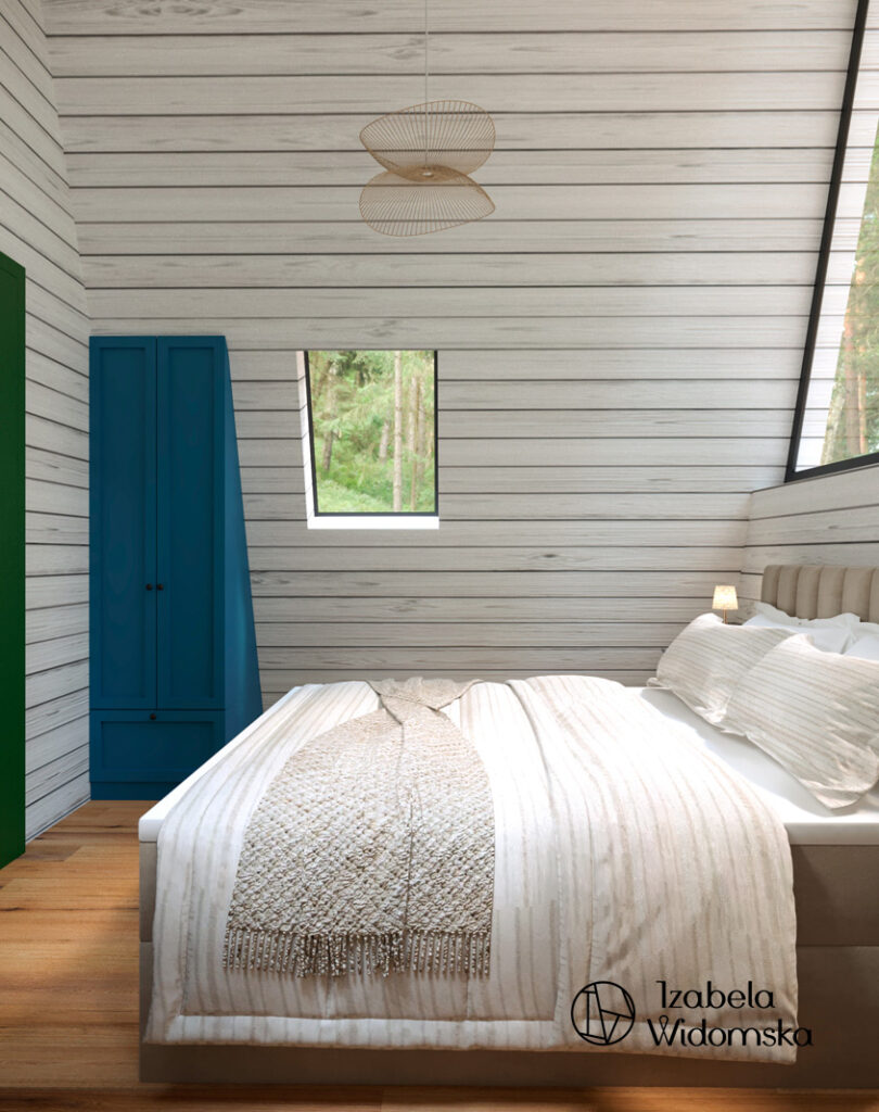Domek letniskowy | Komfort Piękno Dopasowanie | Projekt wnętrza architekt Izabela Widomska
