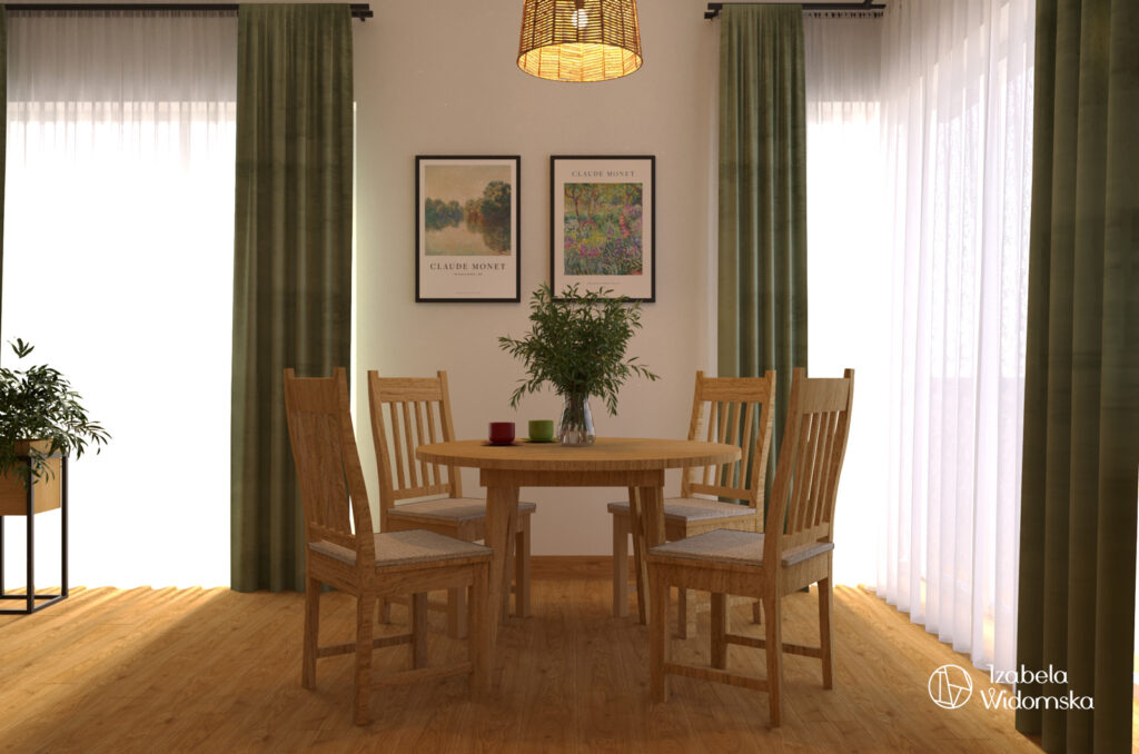 Segment w stylu modern country | Harmonia Ciepło Dobre życie | Projekt wnętrza architekt Izabela Widomska