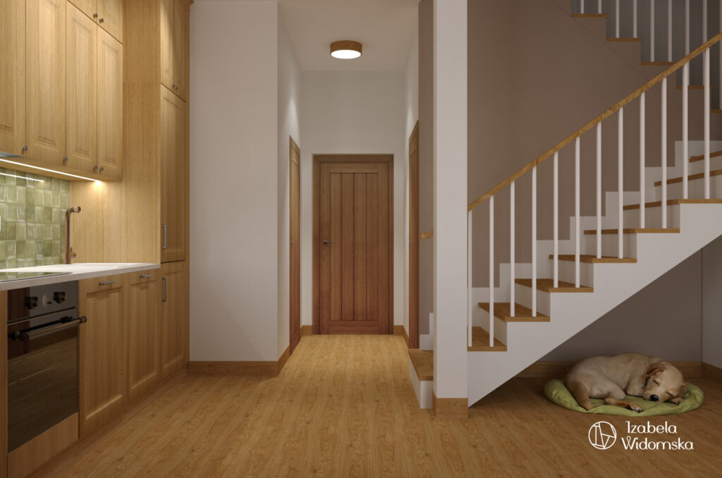 Segment w stylu modern country | Harmonia Ciepło Dobre życie | Projekt wnętrza architekt Izabela Widomska